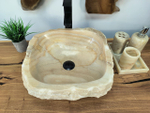 Раковина из оникса Erozy Natural EO-65760 40х40х15 из натурального камня
