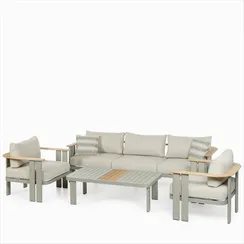 Комплект уличной мебели Cloud Lounge, диван, 2 кресла, столик