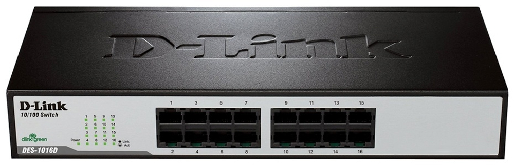 D-link DES-1016D/H1A черный
