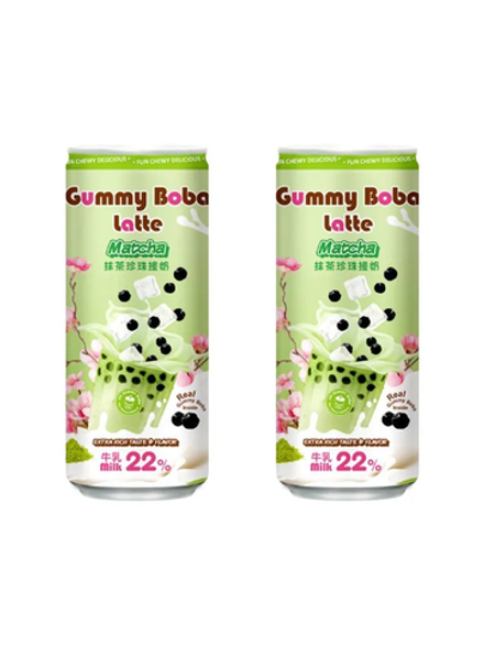 Напиток «Os Bubble Gummy Boba Latte» Matcha 22% 470мл