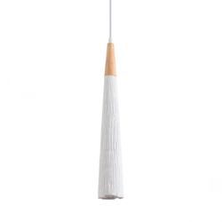 8352/1C SUSPENTIONI LN26 325 белый/бежевый, металл/дерево/цемент Подвес GU10 LED 5W 220V EOLIANA