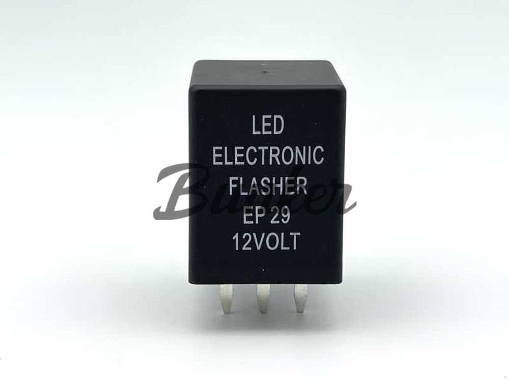 Реле мигания поворотников электронное для LED ламп универсальное тип EP29(FLL004)