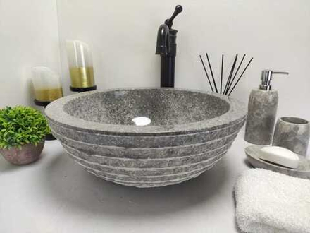 Раковина из мрамора Bowl Grey Marmo Small BM-60037 40*40*15