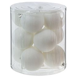 GAEM Набор из 12шт Украшение новогоднее "Шар", D 8 см, L19 W19 H21,5 см