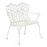 Скамья Secret De Maison Symphonie  алюминиевый сплав, 95х56х92см, butter white