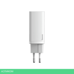 Сетевое зарядное устройство Baseus GaN2 Lite 65W White (CCGAN2L-B02)