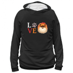 Толстовка "Шпиц - любовь"