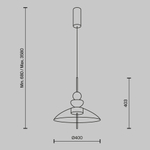 Подвесной светодиодный светильник Maytoni Bangkok MOD185PL-L11B3K3