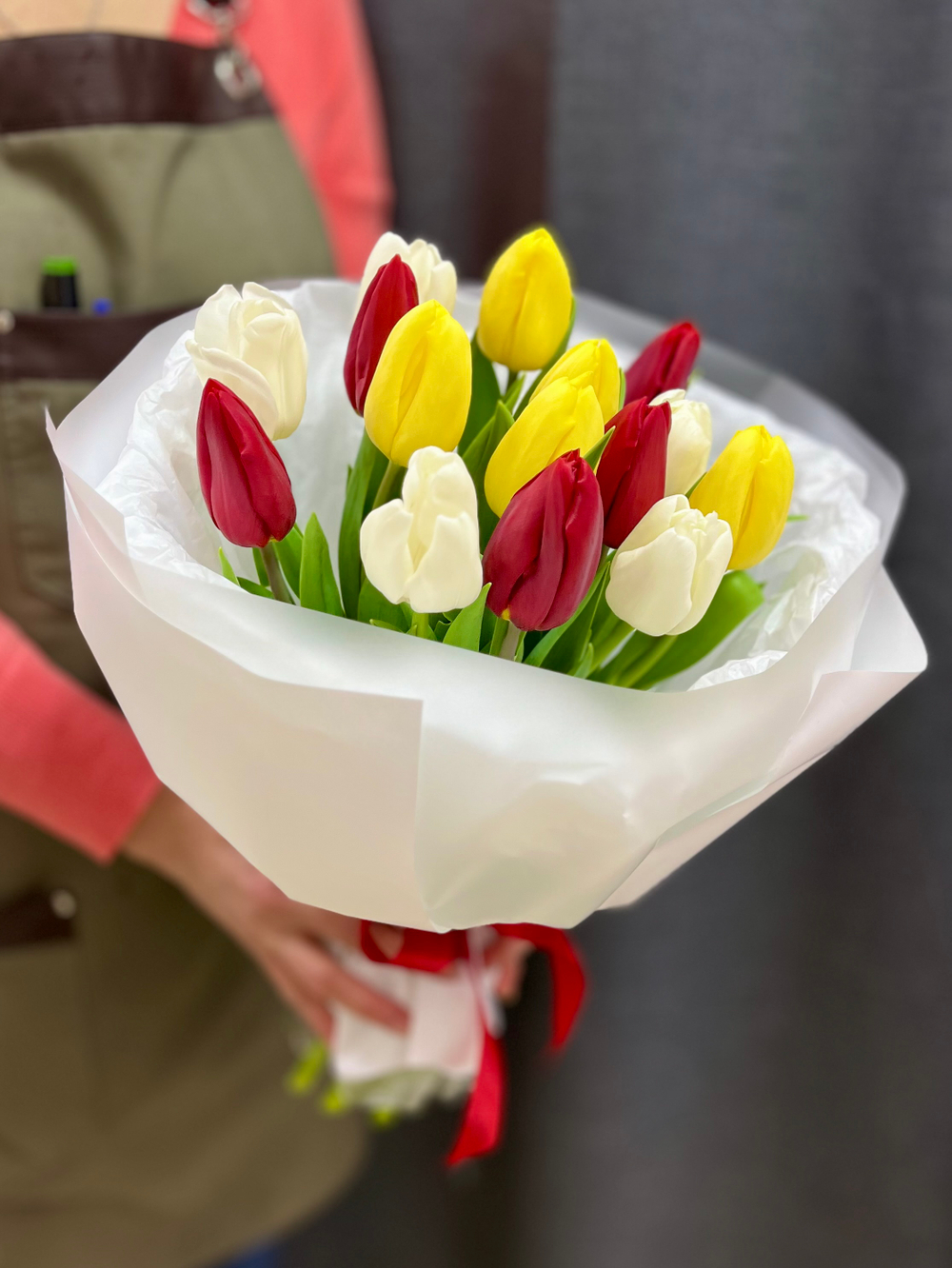 Букет «15 тюльпанов»