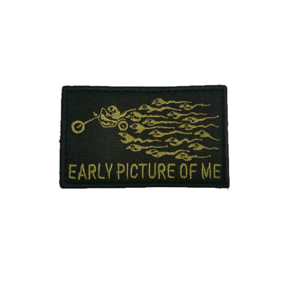 Патч Моё раннее фото (болотный)