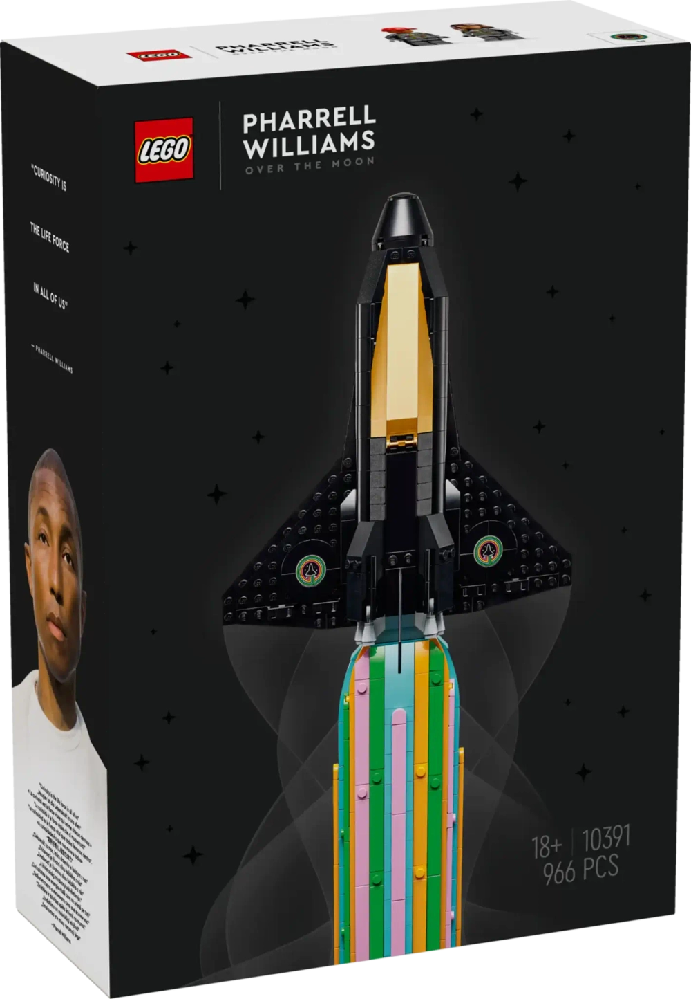 Конструктор LEGO Icons 10391 «Иконы над Луной» с Фарреллом Уильямсом