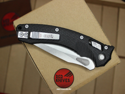 Нож Microtech Amphibian G10 - черная рукоять G10, клинок стоунвош RK/457