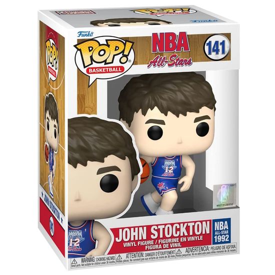 Фигурка Funko POP! NBA Legends JohnStockton (Blue All Star Uni 1992) 59370