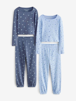 Пижама для девочки Next 195-923, 2 шт., Синий, Голубой