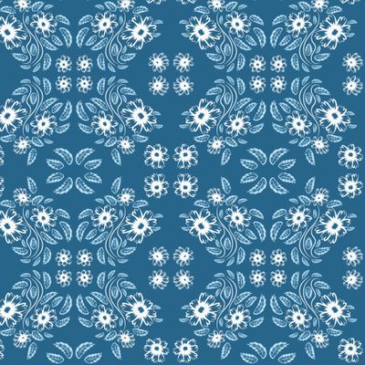 Folk flowers print Floral pattern Ethnic art