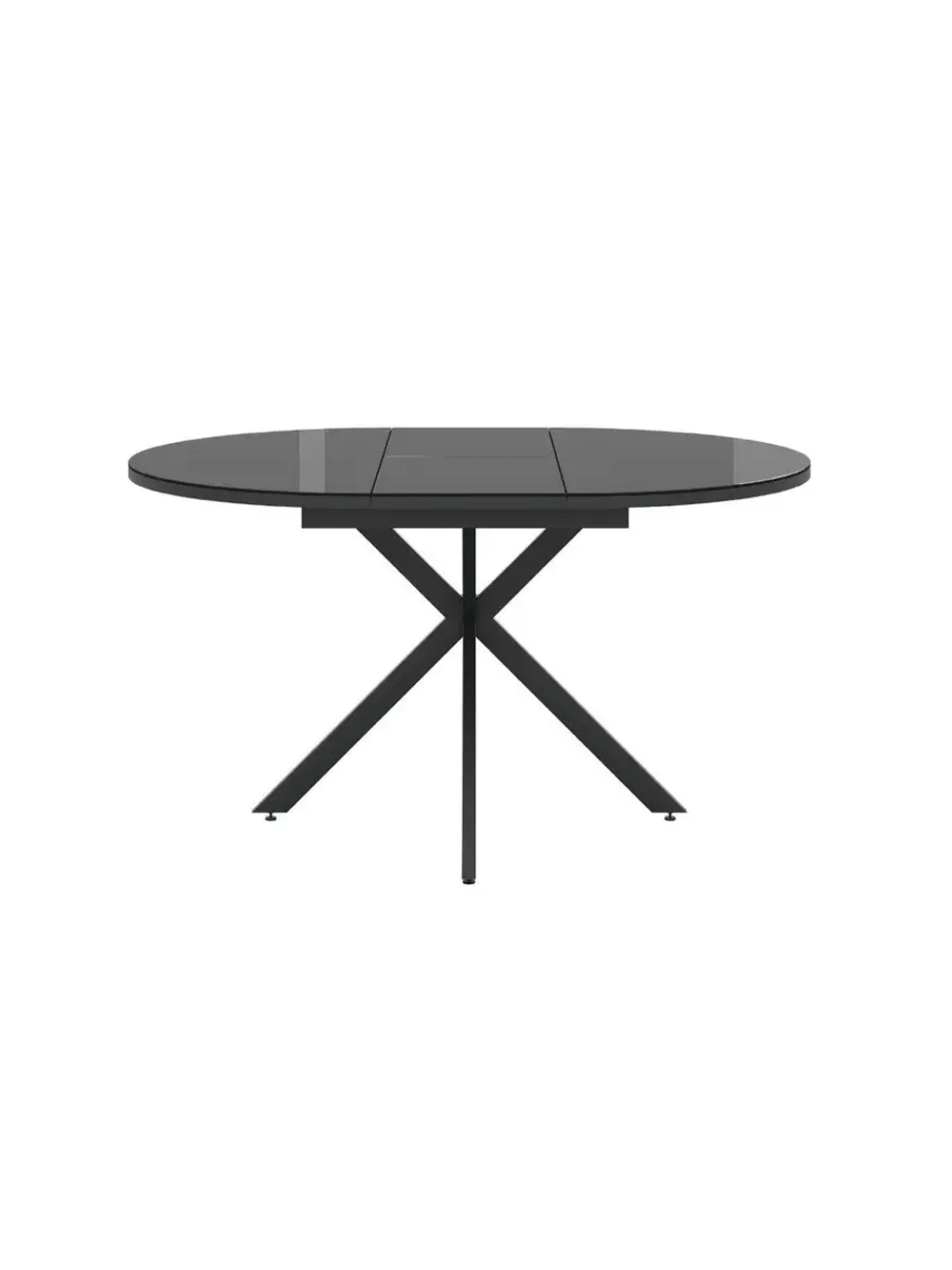 Стол кухонный обеденный круглый раздвижной 100х100х75,5 см