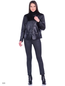 Косуха женская натуральная кожаная