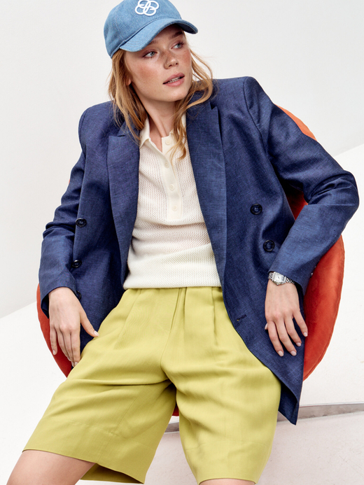 Льняные шорты