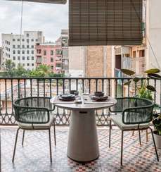 Цементный стол Itai Ø90 см