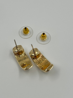 Серьги с разноцветными кристаллами