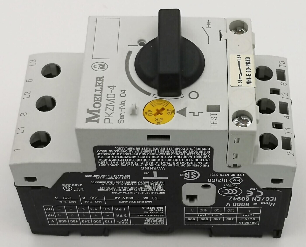 Автомат защиты двигателя  Moeller PKZM0-4