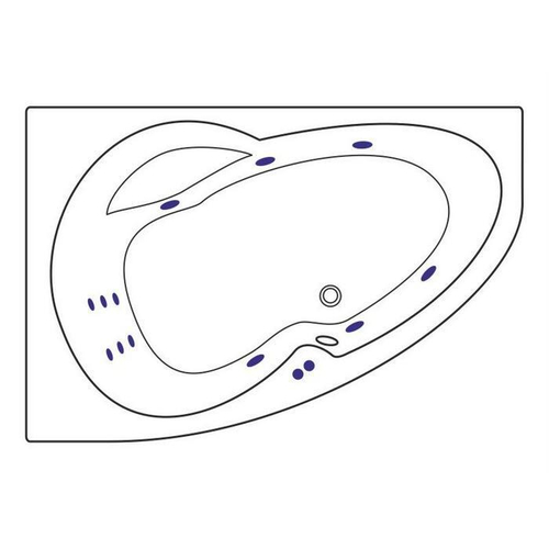 Акриловая ванна Excellent Newa L Line 160x95 WAEX.NEL16.LINE