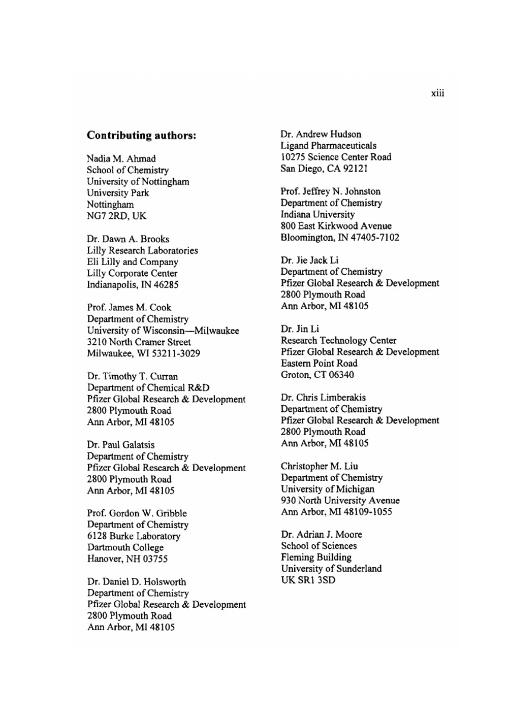 Name Reactions in Heterocyclic Chemistry | Jie Jack Li