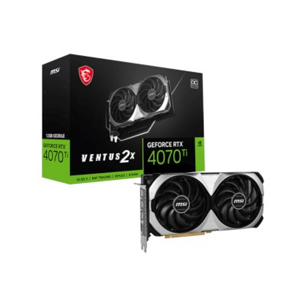Видеокарта MSI nVidia GeForce RTX 4070 Ti Ventus 2X 12G OC