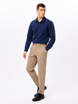 Сорочка GREG 240/238/NB/SZR STRETCH "Однотон."