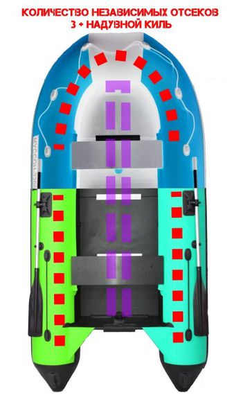 Лодка ПВХ МУССОН 3200 СК