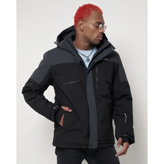 Куртка горнолыжная мужская, цвет чёрный, размер 48