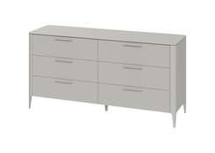 Комод Type 6 ящиков ширина 170 см (серо-бежевый)