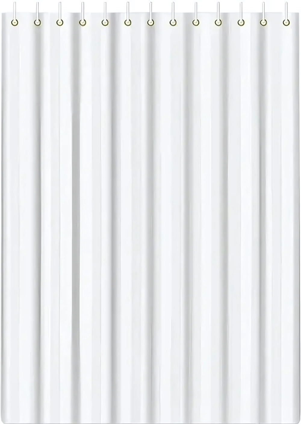 Штора для ванной 180*180"Листопад» цв.белый