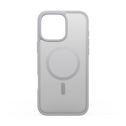 Прозрачный матовый чехол с рамками серого цвета и с MagSafe от Dux Ducis для iPhone 16 Pro Max, серия Yind Series Case