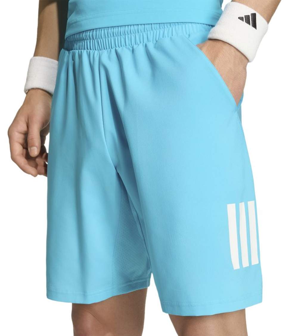 Теннисные шорты Adidas Club 3-Stripes 7" - cyan