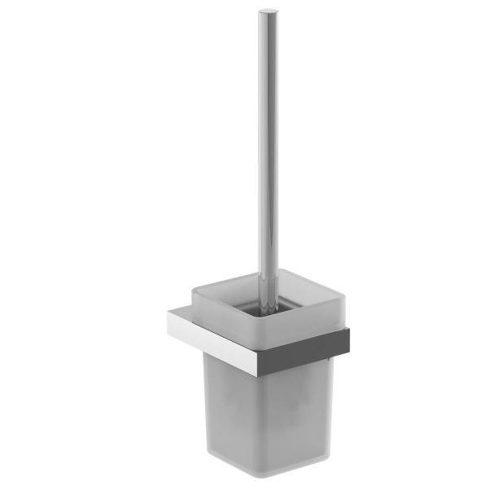 Ёршик туалетный настенный нерж. сталь/стекло CORINTO 16937.B глянцевый