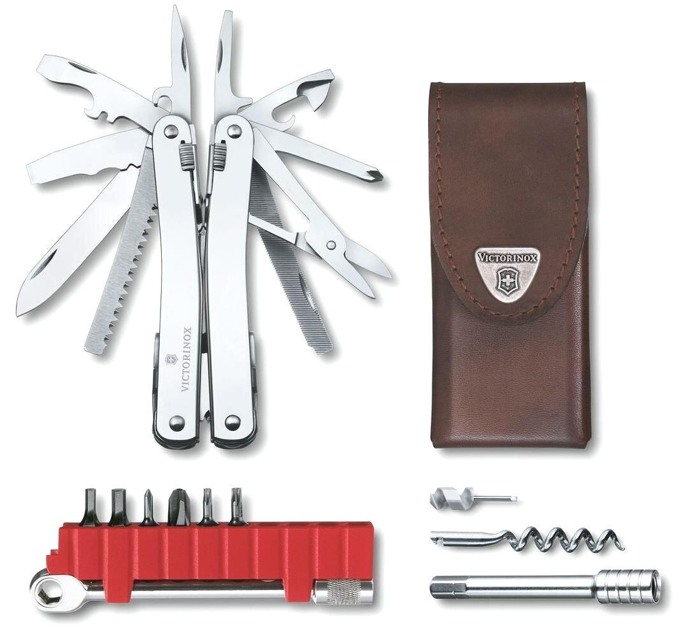 Мультитул Victorinox SwissTool Spirit X (3.0236.N) 105мм 36функц. серебристый подар.коробка