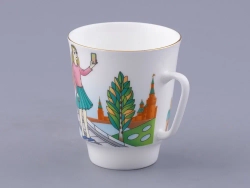 Чашка с блюдцем форма Майская, рисунок Парк Зарядье, арт. 81.32625.00.1