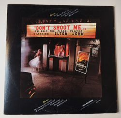 Винтажная виниловая пластинка LP Elton John Don't Shoot Me, I'm Only The Piano Player (USA 1973)