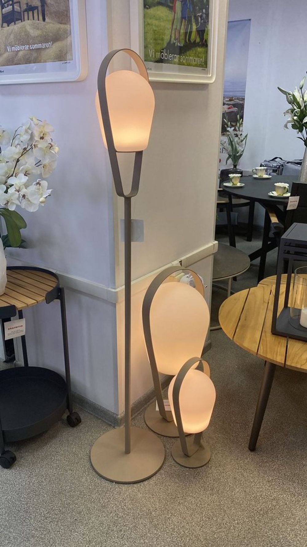 Solna 72см, лампа бежевый, алюминий/полимер