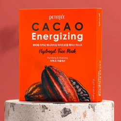 Тонизирующая гидрогелевая маска для лица с какао Petitfee Cacao Energizing Hydrogel Face Mask, 32г*1шт.