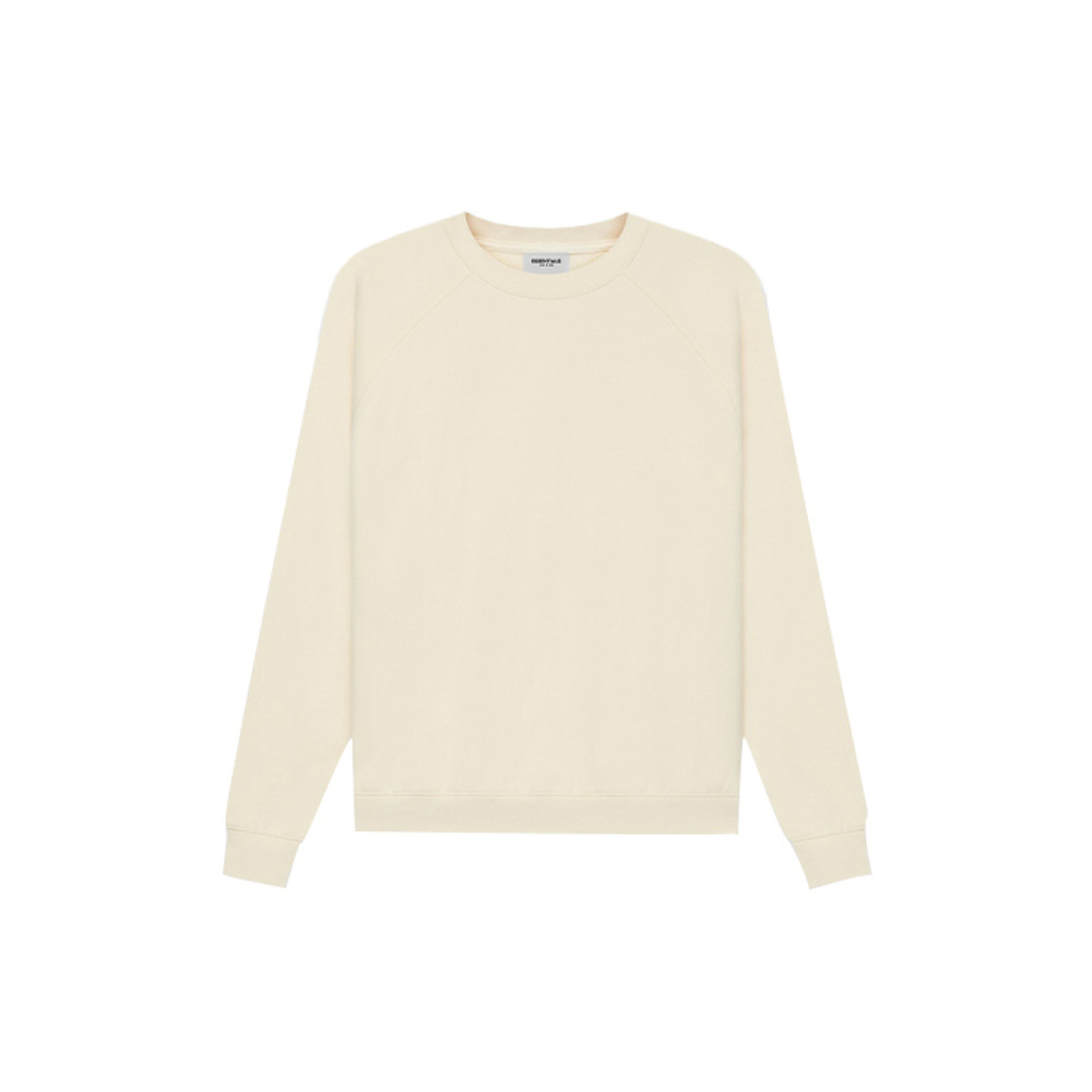 Толстовка Fear of God Essentials SS21 Pull-Over Crewneck Buttercream/Cream Logo, FOG-SS21-578