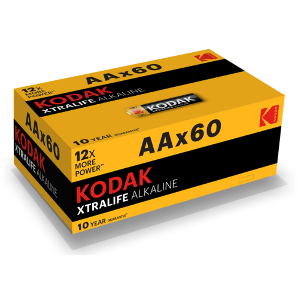 Батарейки Kodak LR6-60 (4S) colour box XTRALIFE Alkaline [KAA-60]