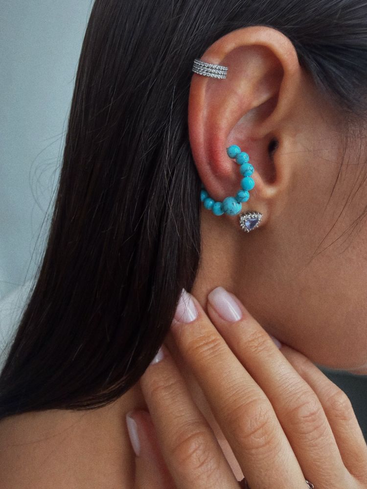 Кафф бирюза mini