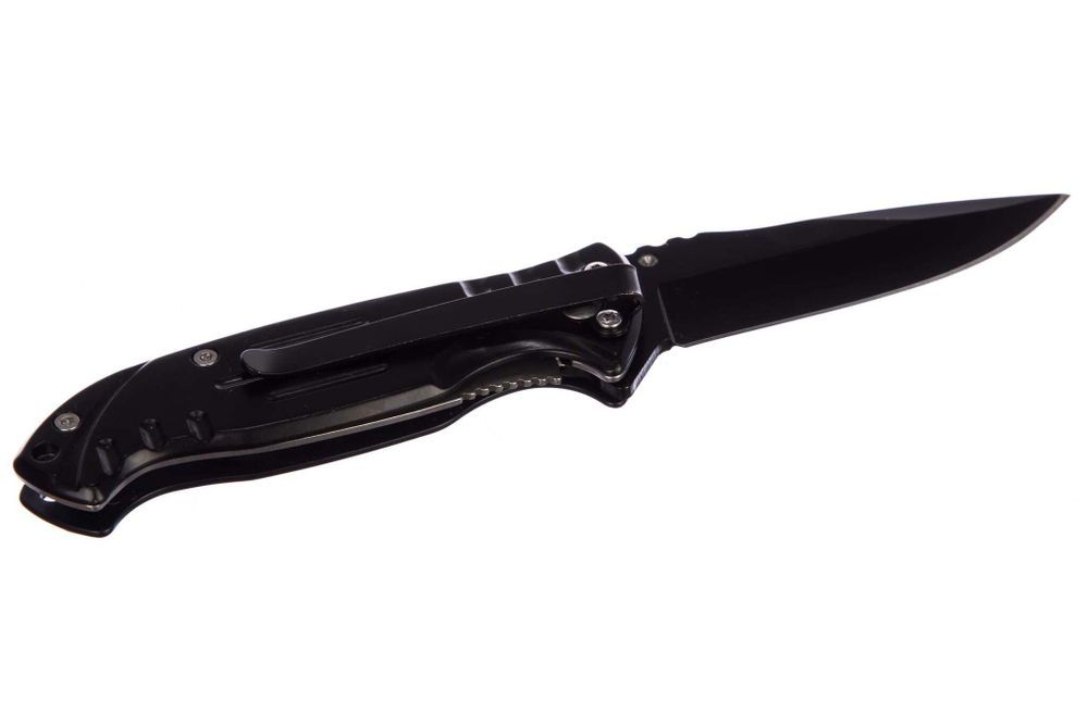 Нож туристический СЛЕДОПЫТ с зажимом, клинок 75 мм, на блистере