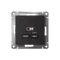 Розетка USB AtlasDesign тип C 65Вт QC PD высокоскор. ЗУ механизм карбон SE ATN001027