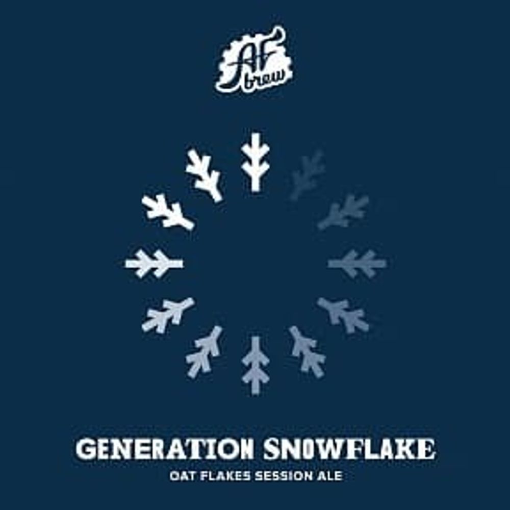 AF Brew Generation Snowflake 0.5 л. - стекло(10 шт.)