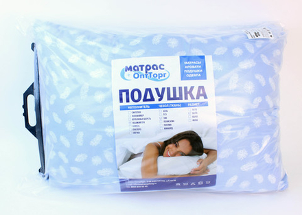 Подушка лебяжий пух Стандарт