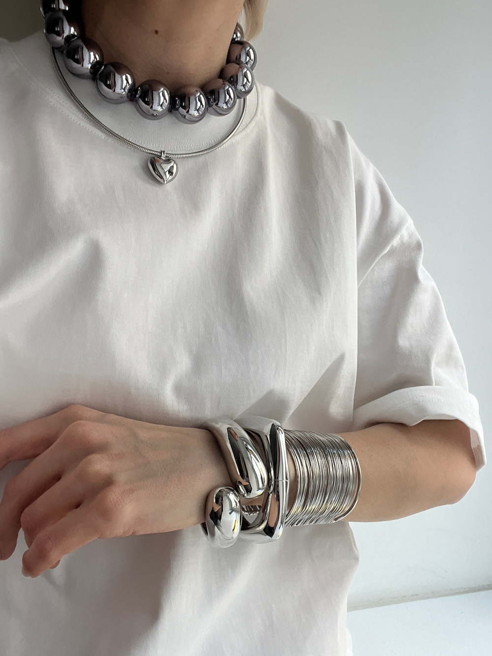 Браслет капля SILVER