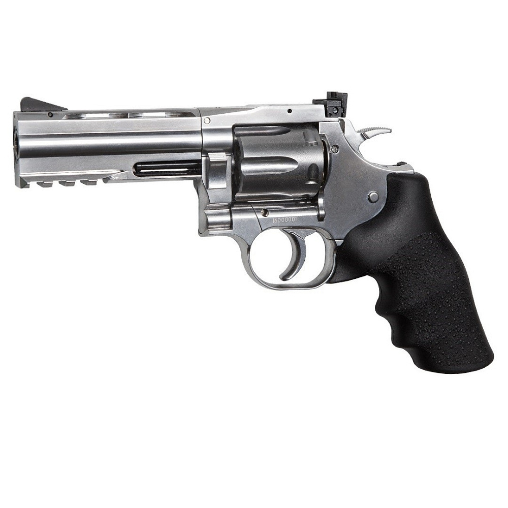 Револьвер пневматический ASG Dan Wesson 715-4 Silver (пулевой)